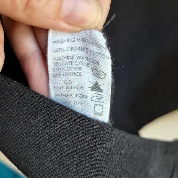 Bassike Double Jersey Batwing Short Sleeve T-shirt In Black Size XL - Picture 8 of 8